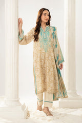 3 Pc Printed Lawn Unstitched Suit - Prime Point Store
