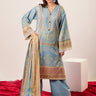 3 Pc Printed Lawn Unstitched Suit - Prime Point Store