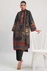 3 Pc Printed Lawn Unstitched - Prime Point Store