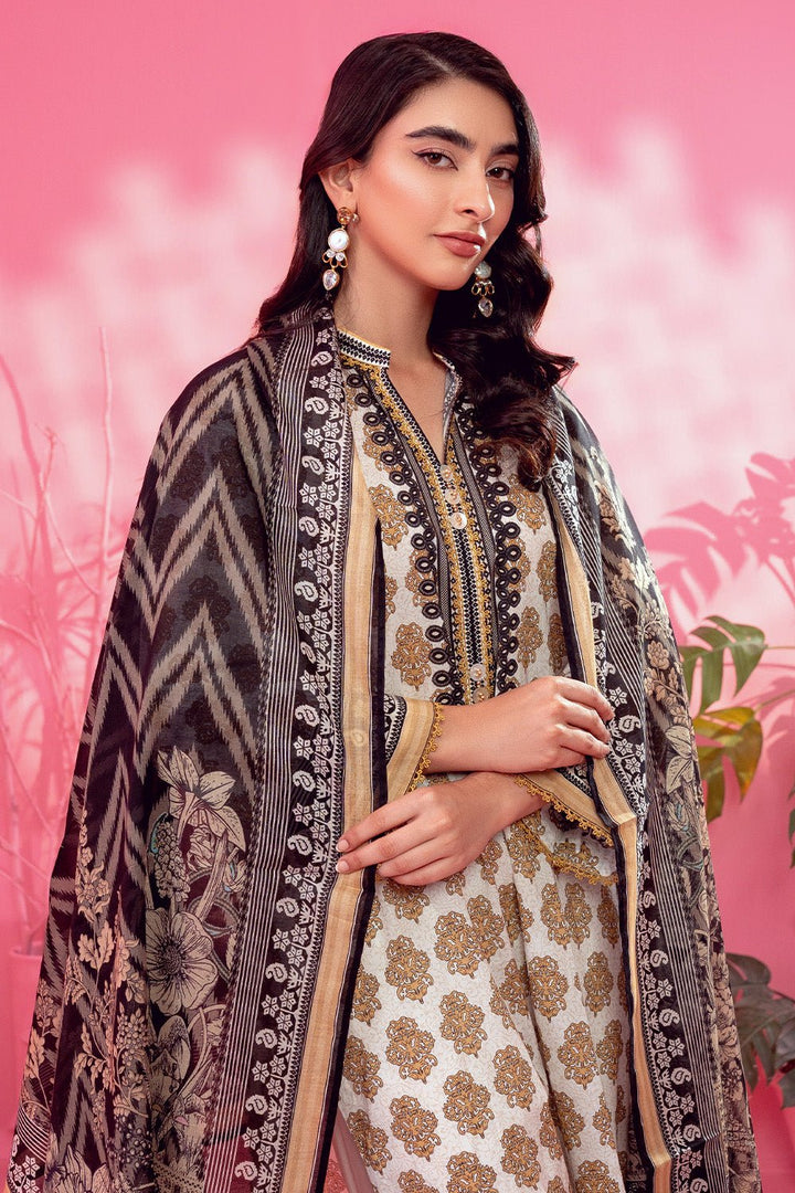 3 Pc Printed Lawn Unstitched - Prime Point Store