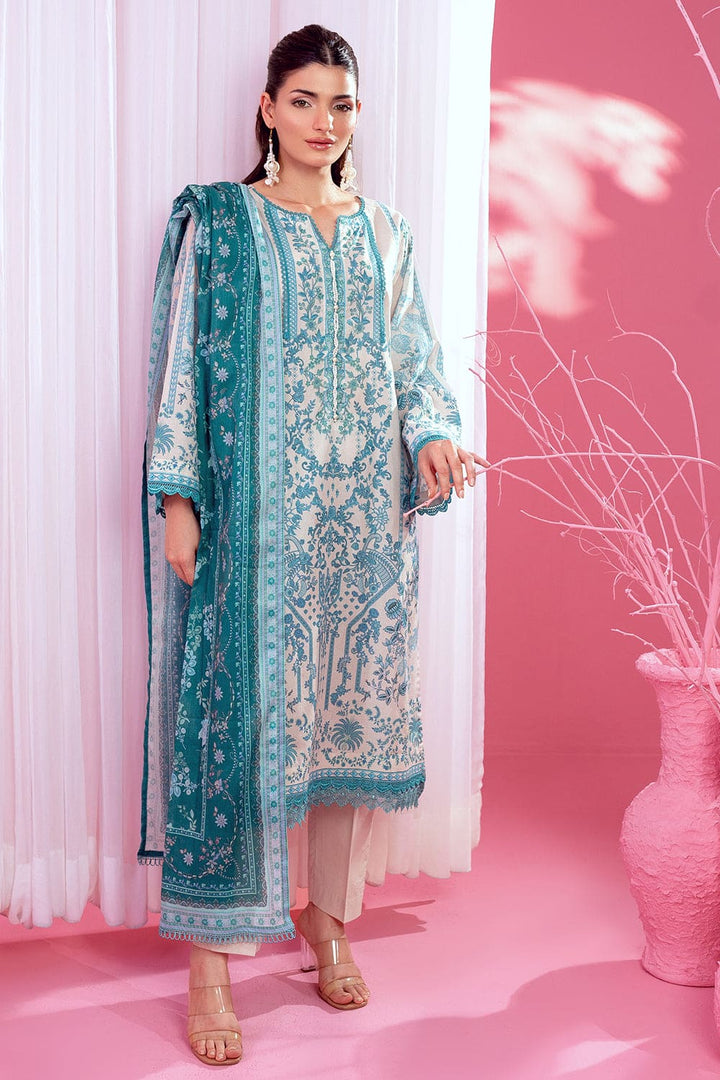 3 Pc Printed Lawn Unstitched - Prime Point Store