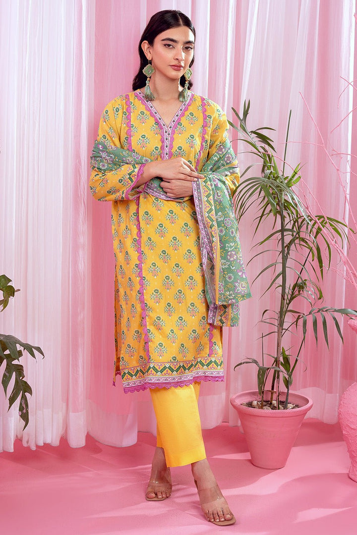 3 Pc Printed Lawn Unstitched - Prime Point Store