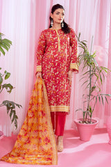 3 Pc Printed Lawn Unstitched - Prime Point Store