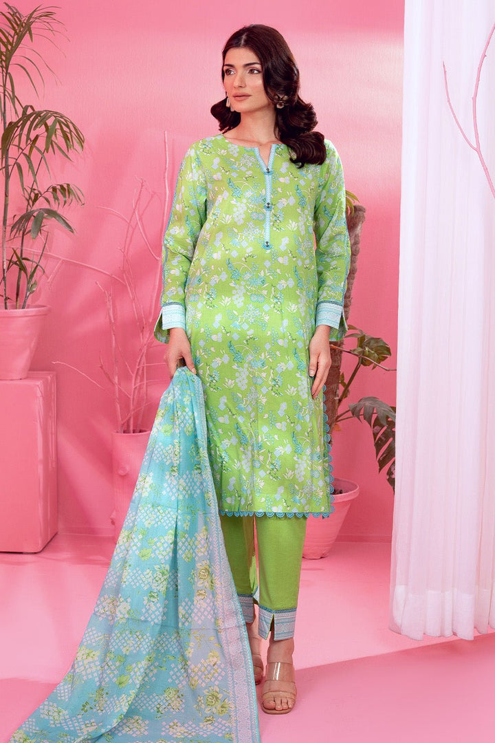 3 Pc Printed Lawn Unstitched - Prime Point Store