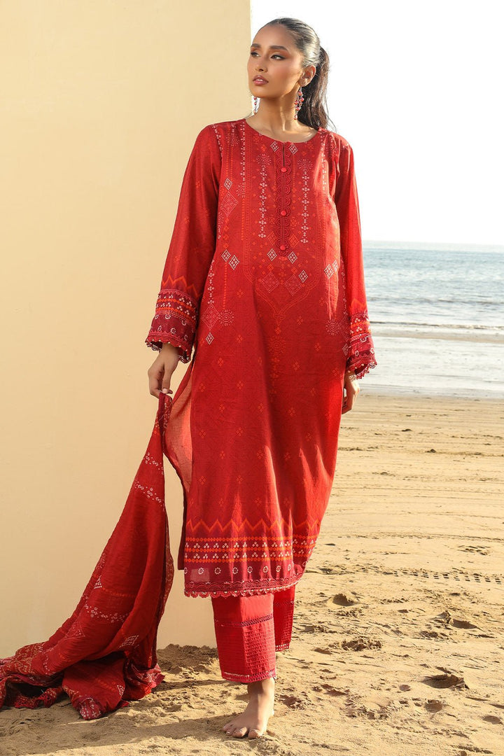 3 Pc Printed Lawn Unstitched - Prime Point Store