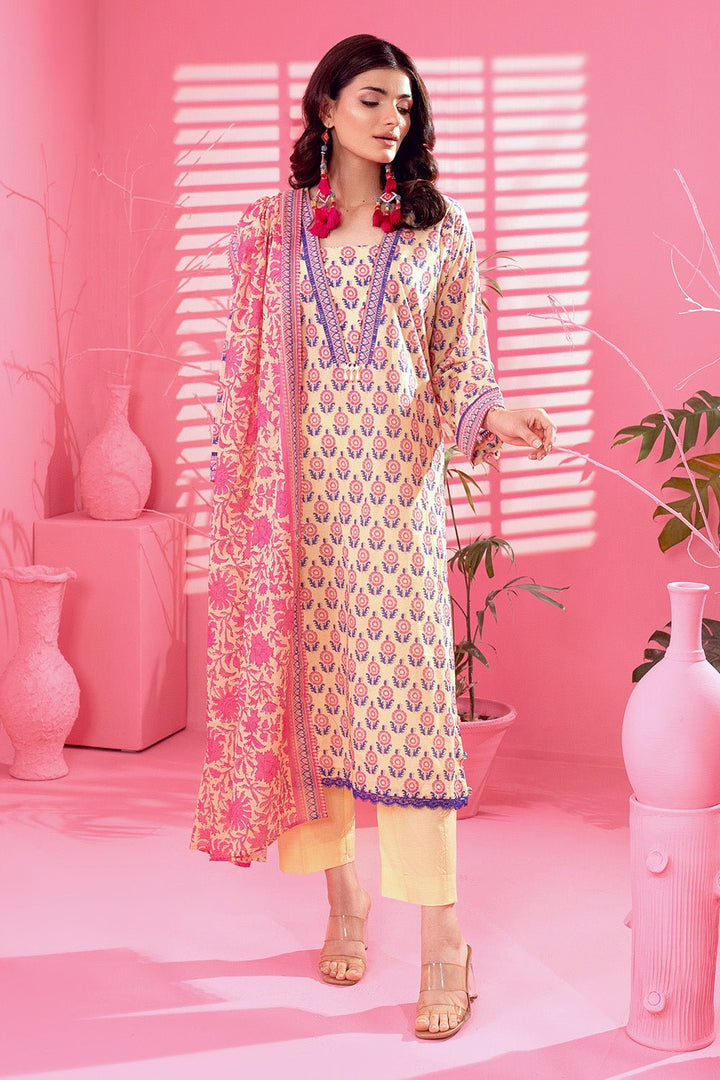 3 Pc Printed Lawn Unstitched - Prime Point Store