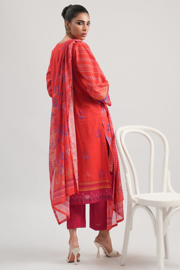 3 Pc Printed Lawn Unstitched - Prime Point Store