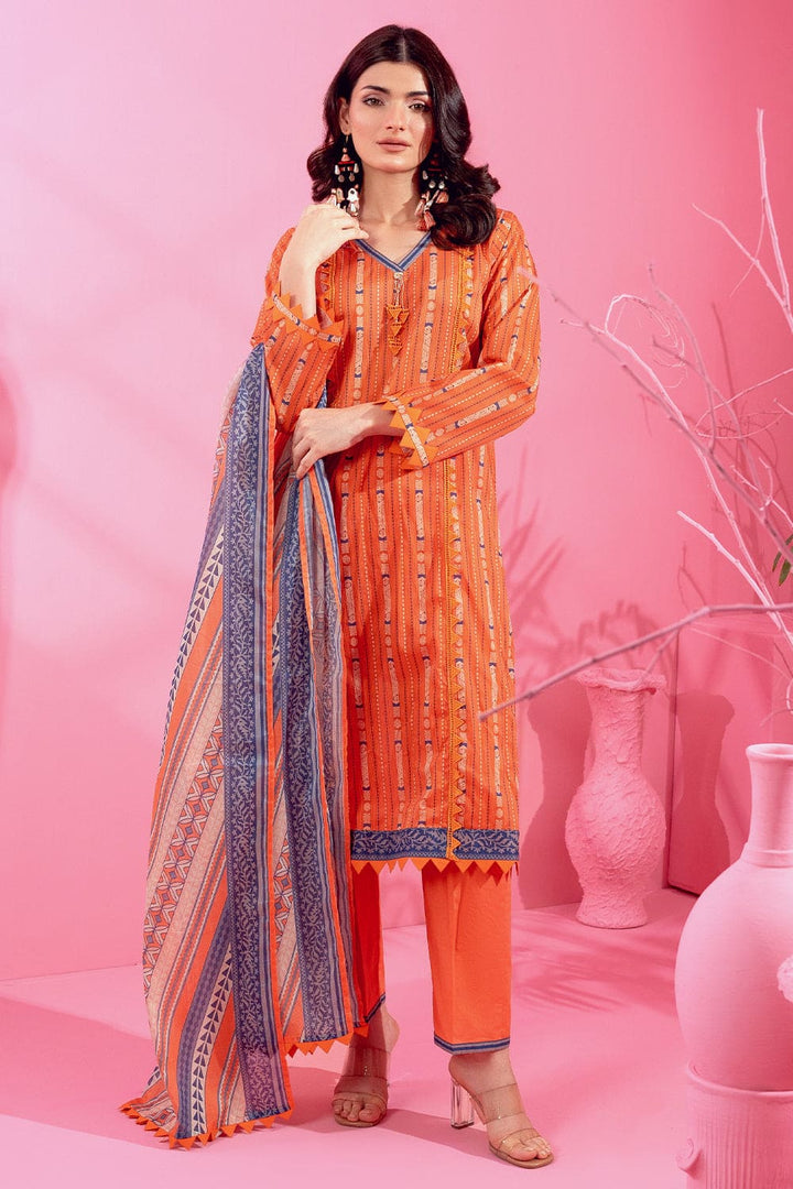 3 Pc Printed Lawn Unstitched - Prime Point Store