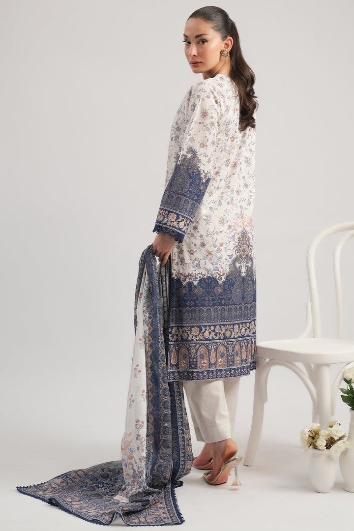 3 Pc Printed Lawn Unstitched - Prime Point Store
