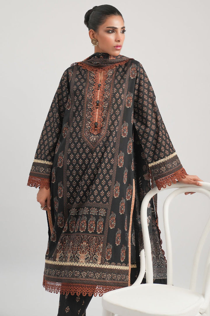 3 Pc Printed Lawn Unstitched - Prime Point Store