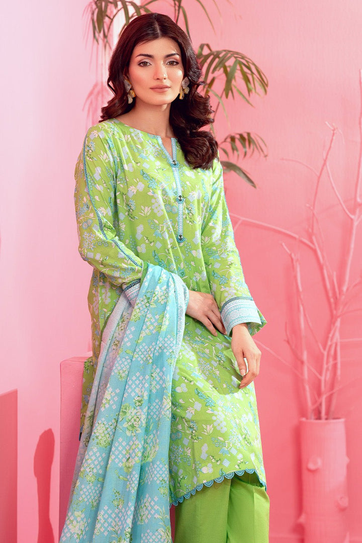 3 Pc Printed Lawn Unstitched - Prime Point Store