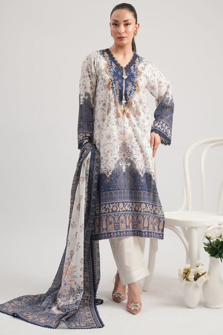 3 Pc Printed Lawn Unstitched - Prime Point Store