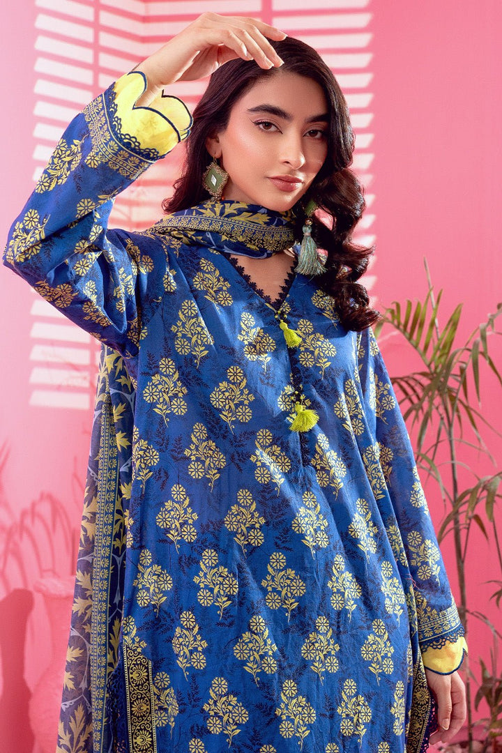 3 Pc Printed Lawn Unstitched - Prime Point Store