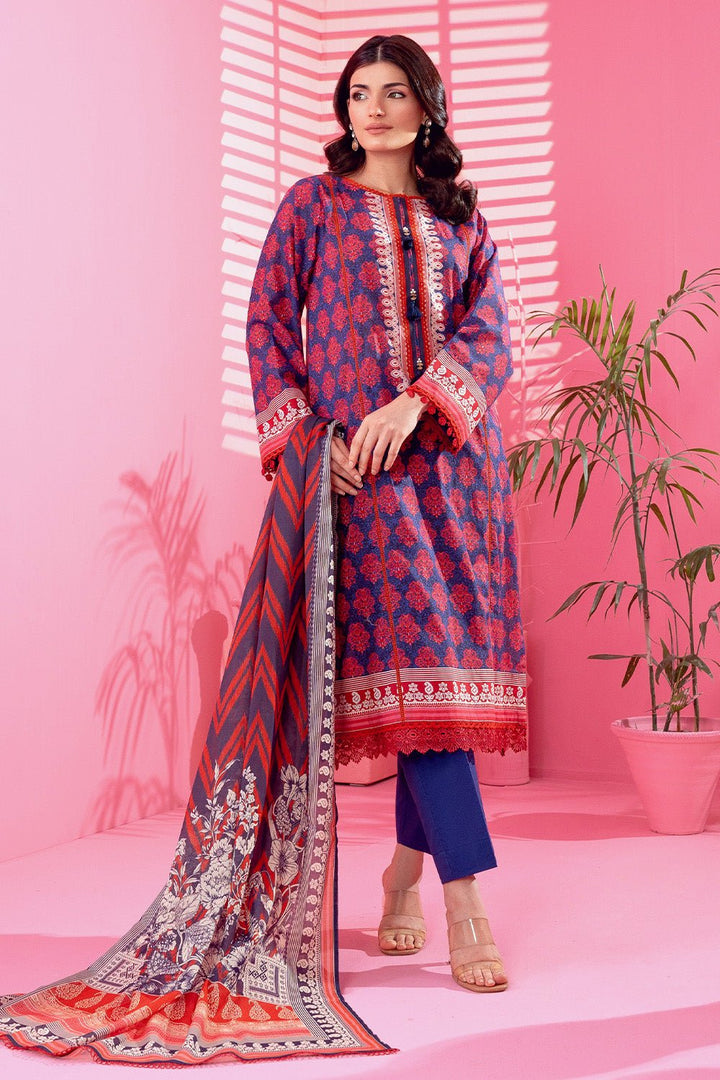 3 Pc Printed Lawn Unstitched - Prime Point Store