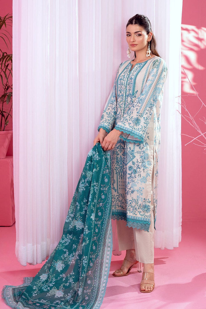 3 Pc Printed Lawn Unstitched - Prime Point Store