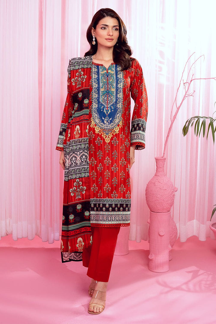 3 Pc Printed Lawn Unstitched - Prime Point Store