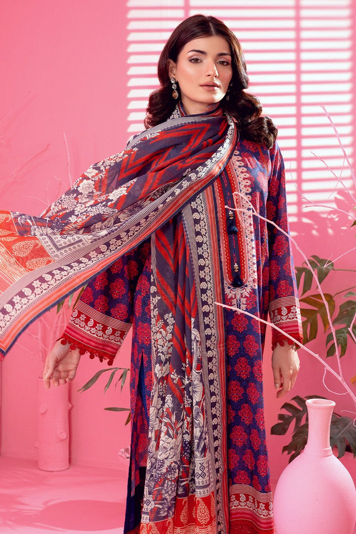 3 Pc Printed Lawn Unstitched - Prime Point Store