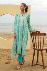 3 Pc Printed Lawn Unstitched - Prime Point Store
