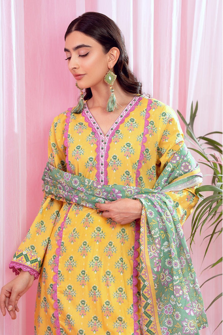 3 Pc Printed Lawn Unstitched - Prime Point Store