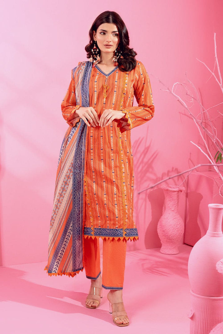 3 Pc Printed Lawn Unstitched - Prime Point Store