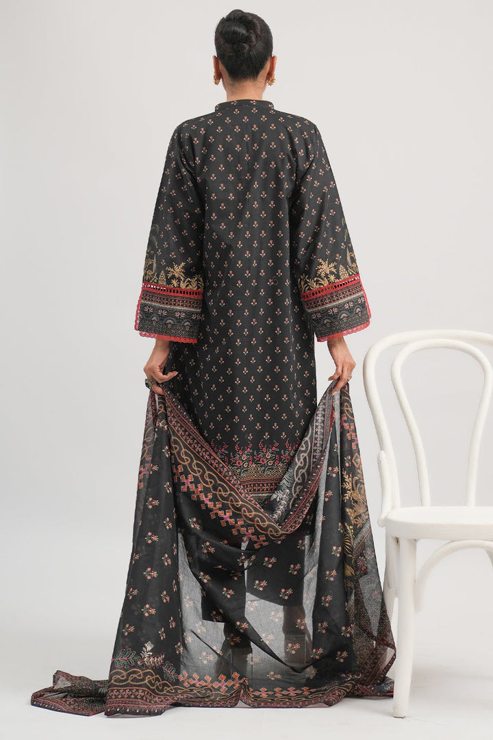 3 Pc Printed Lawn Unstitched - Prime Point Store