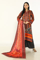 3 PC Viscose Unstitched Suit - Prime Point Store