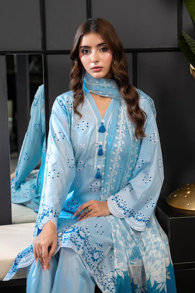 3 Piece - Embroidered Lawn Suit - Prime Point Store