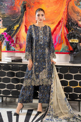 3 Piece - Embroidered Lawn Suit - Prime Point Store