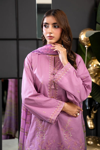 3 Piece - Embroidered Lawn Suit - Prime Point Store