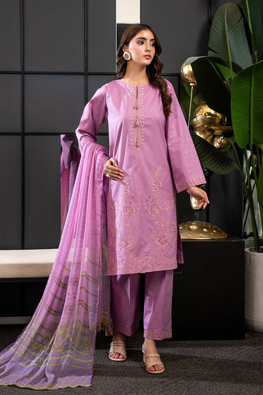 3 Piece - Embroidered Lawn Suit - Prime Point Store