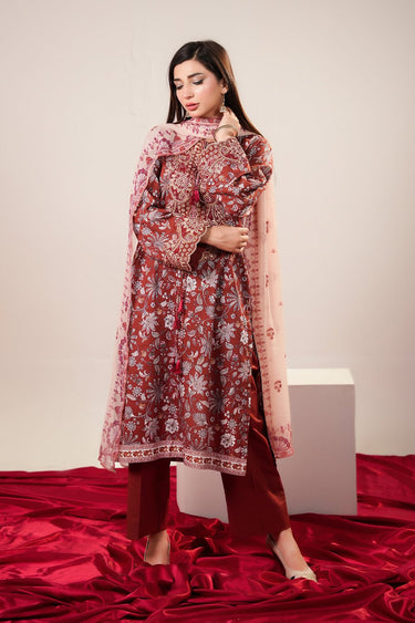 3 Piece - Embroidered Lawn Suit - Prime Point Store