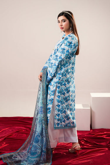 3 Piece - Embroidered Lawn Suit - Prime Point Store