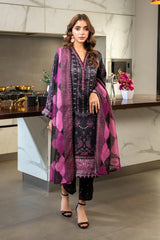 3 Piece - Embroidered Silk Suit - Prime Point Store