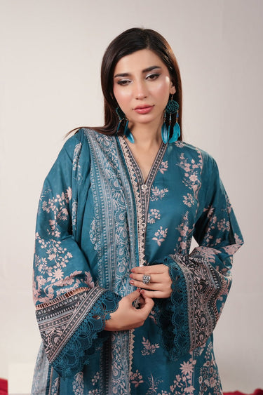 3 Piece - Printed Lawn Suit - Prime Point Store