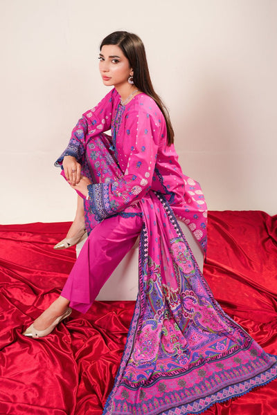 3 Piece - Printed Lawn Suit - Prime Point Store