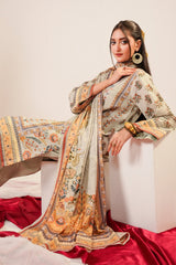 3 Piece - Printed Lawn Suit - Prime Point Store