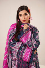 3 Piece - Printed Lawn Suit - Prime Point Store