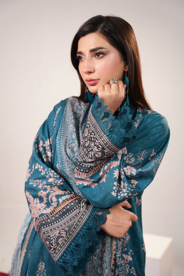 3 Piece - Printed Lawn Suit - Prime Point Store