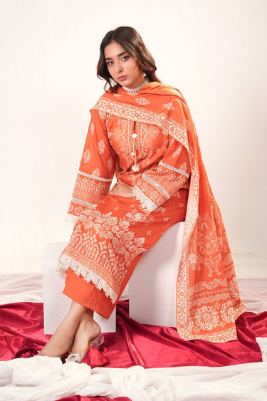 3 Piece - Printed Lawn Suit - Prime Point Store