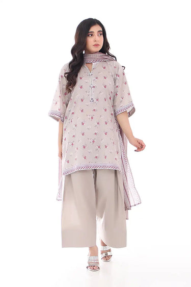 3 Piece - Printed Lawn Suit
