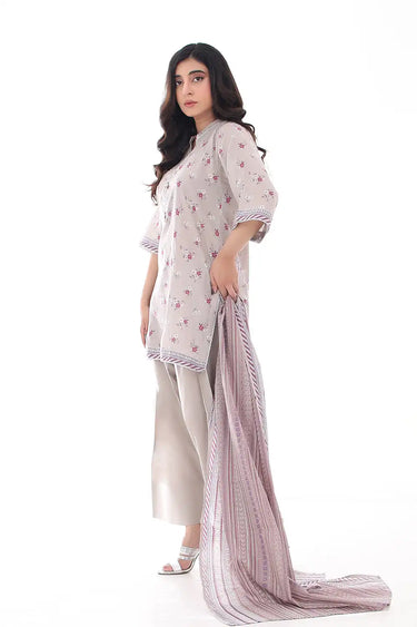 3 Piece - Printed Lawn Suit