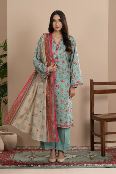 3 Piece - Printed Lawn Suit