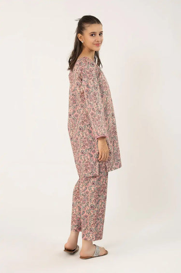 2 Piece - Printed Cotton Lawn Suit