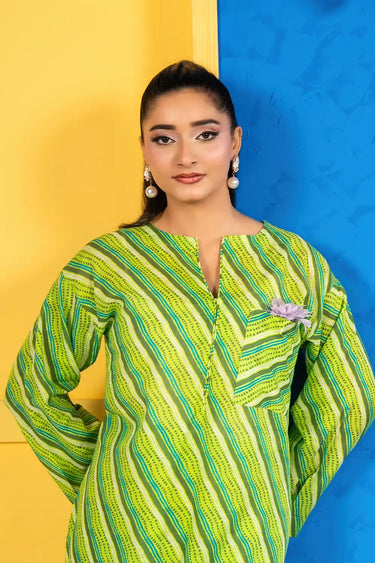 2 Piece - Printed Khaddar Suit
