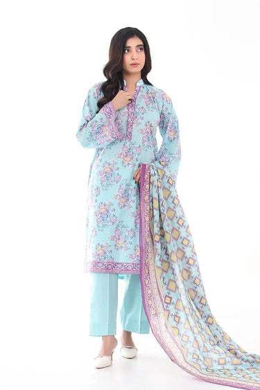 3 Piece - Printed Lawn Suit