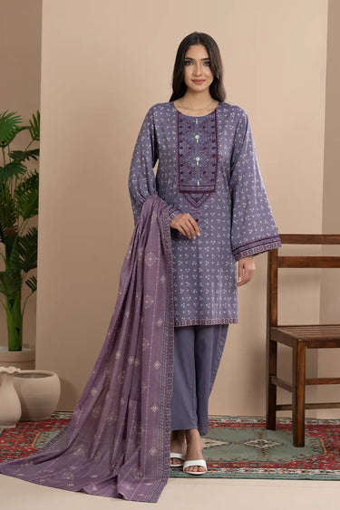 3 Piece - Embroidered Lawn Suit