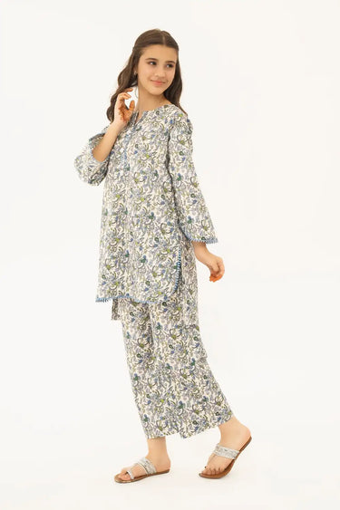 2 Piece - Printed Cotton Lawn Suit