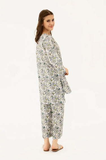 2 Piece - Printed Cotton Lawn Suit