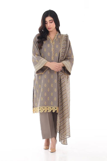 3 Piece - Printed Lawn Suit