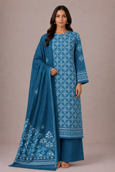 3 PIECE - PRINTED CAMBRIC SUIT